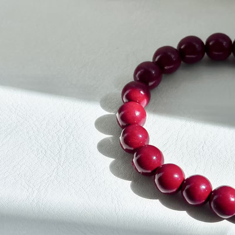 【小資珠寶】硃砂純珠手鏈 |避凶 防小人 驅邪消災 闢邪 化太歲