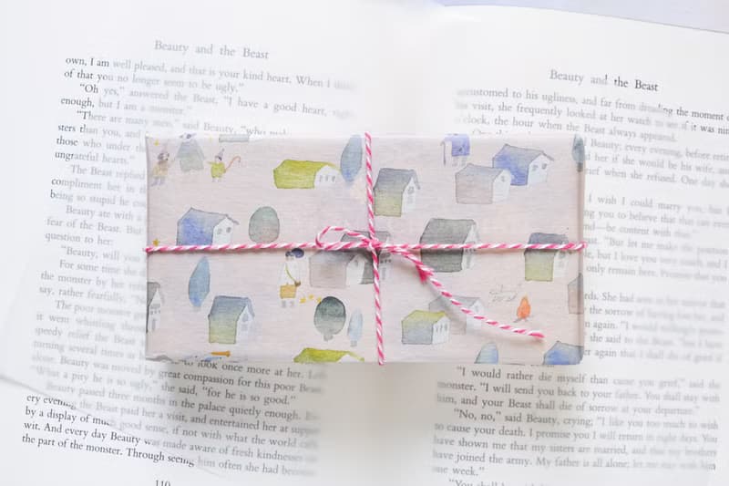 和紙包裝紙 - 小村莊