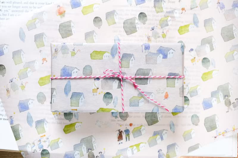 和紙包裝紙 - 小村莊