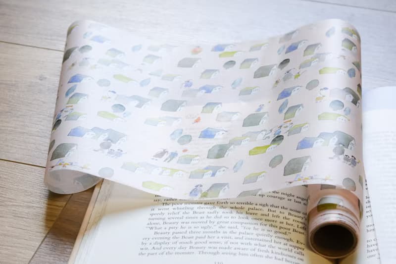 和紙包裝紙 - 小村莊