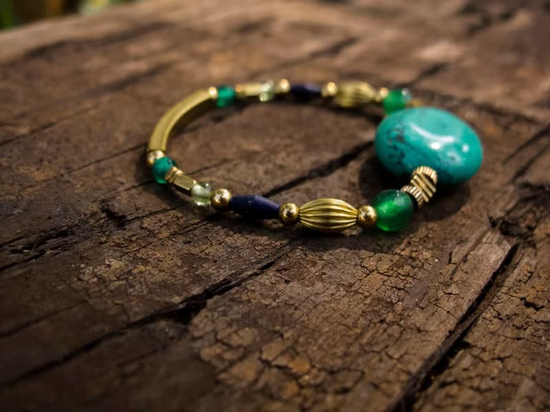 幸運貴人運 ∣ 青金石 橄欖石 天然石水晶手鍊