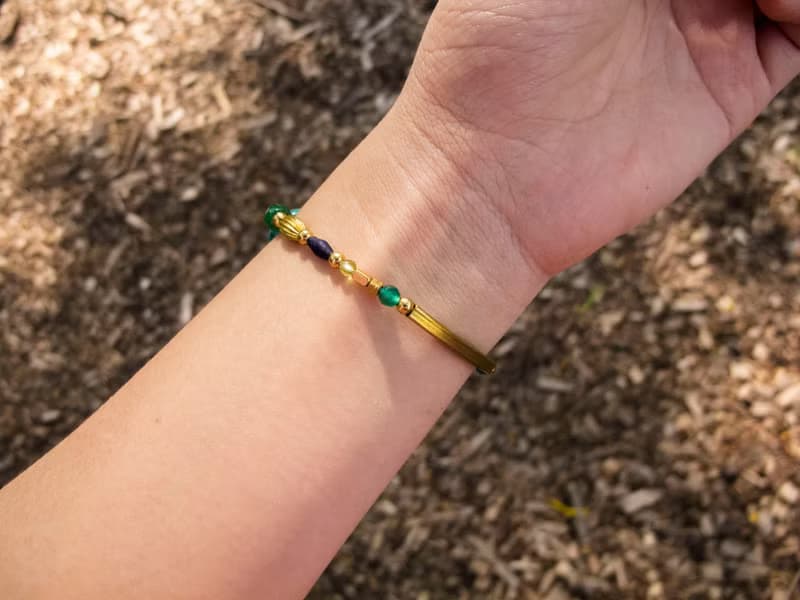 幸運貴人運 ∣ 青金石 橄欖石 天然石水晶手鍊