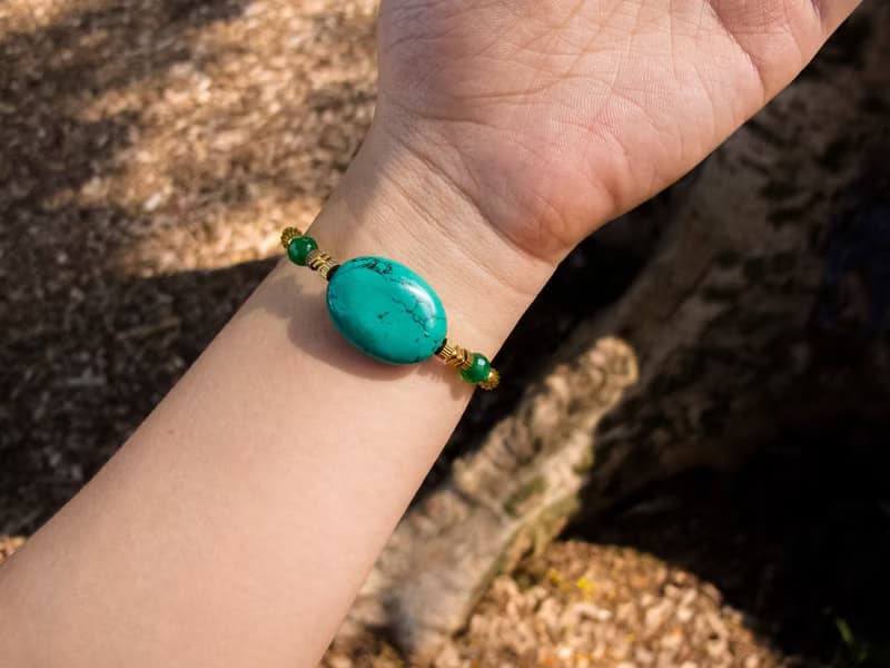 幸運貴人運 ∣ 青金石 橄欖石 天然石水晶手鍊