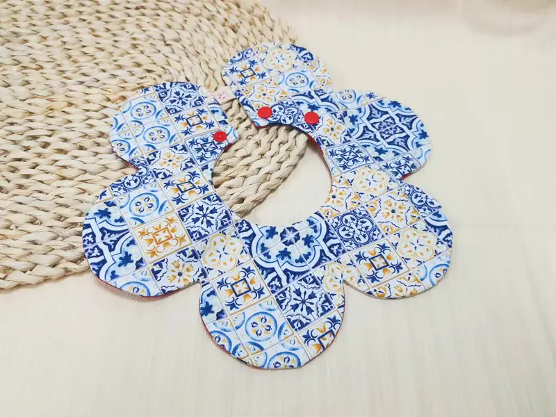 花窗 花朵兜/寶寶圍兜/口水巾