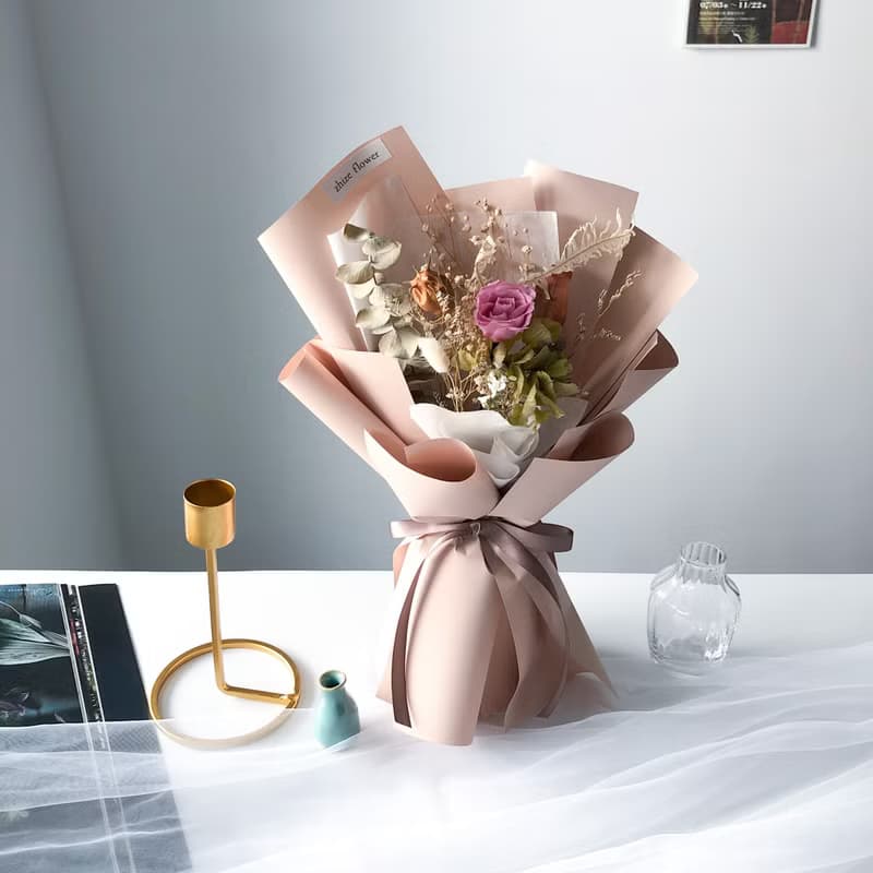 古典 小花束 永生 乾燥 花束 畢業花束 畢業禮物 母親節花束 禮物