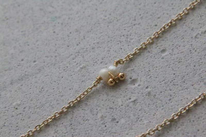 六月誕生石 手鍊 珍珠 迷你珍珠  - 獎勵 -