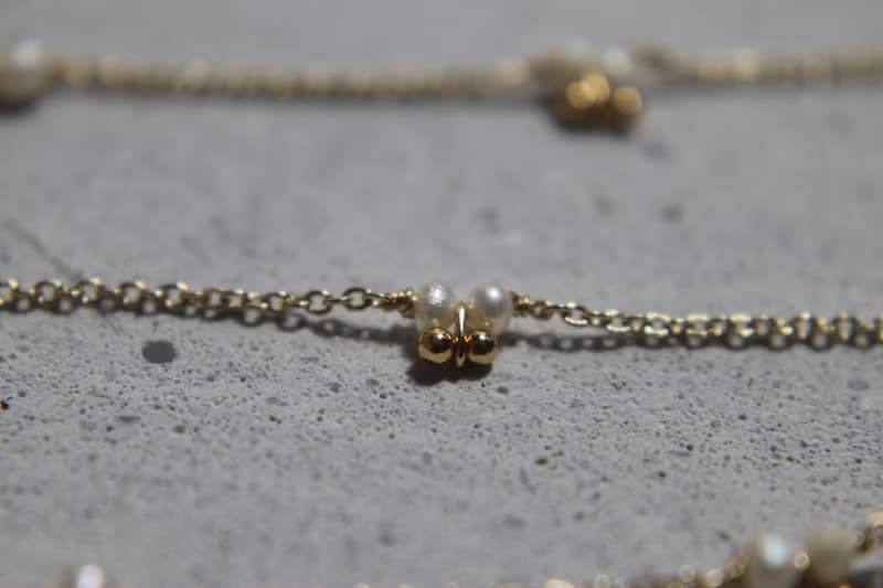 六月誕生石 手鍊 珍珠 迷你珍珠  - 獎勵 -