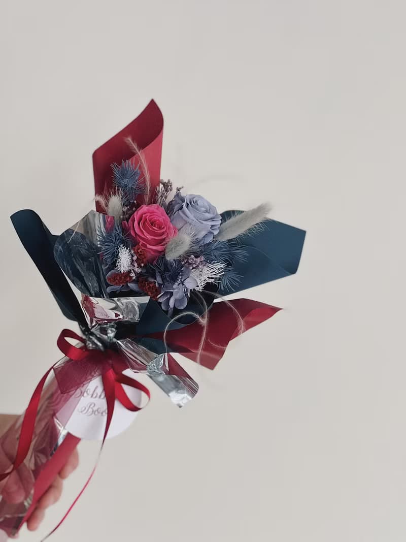 【永生玫瑰花花束】• 情人節/永生玫瑰花/永生玫瑰花花束/玫瑰花