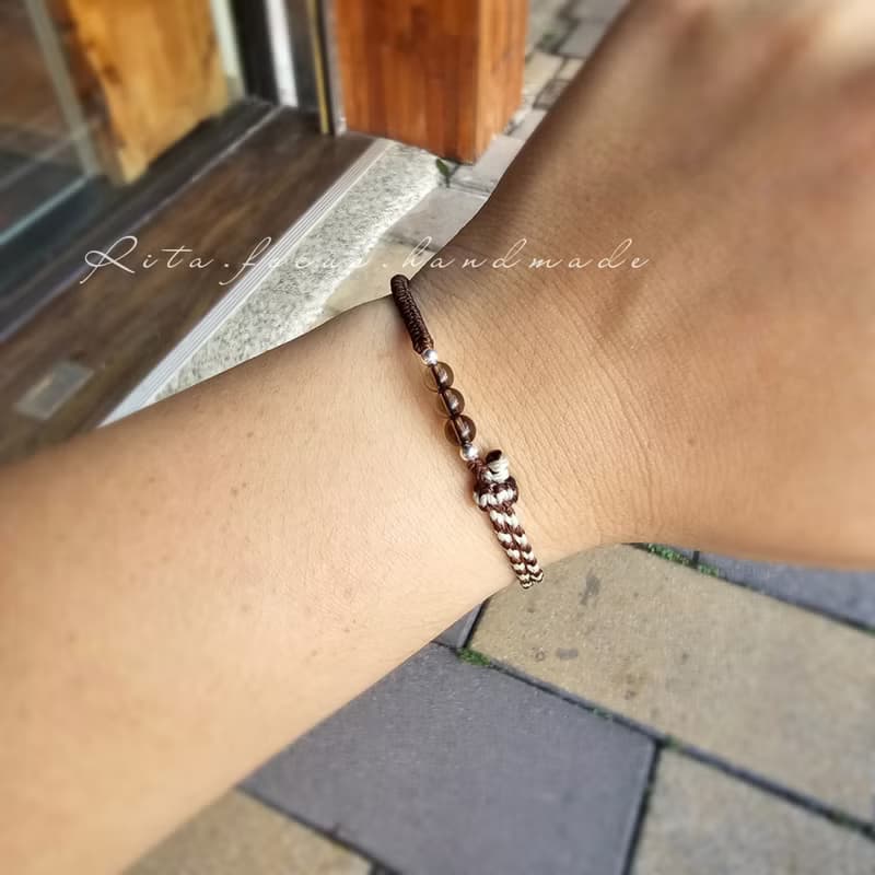 邊織 | 設計款 | 元素搭配 | 手鍊 | 腳鍊 | 穩重咖