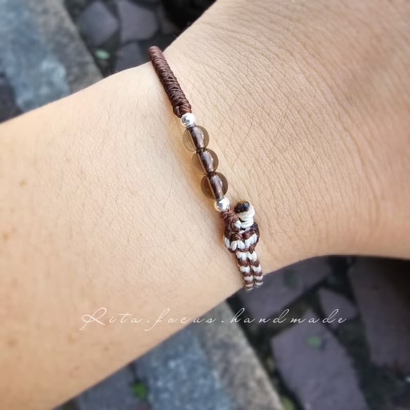 邊織 | 設計款 | 元素搭配 | 手鍊 | 腳鍊 | 穩重咖