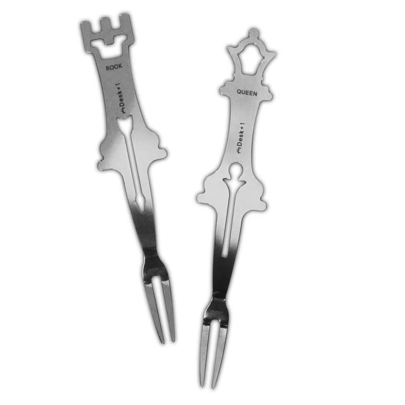 Desk+1 西洋棋水果叉 (2入)