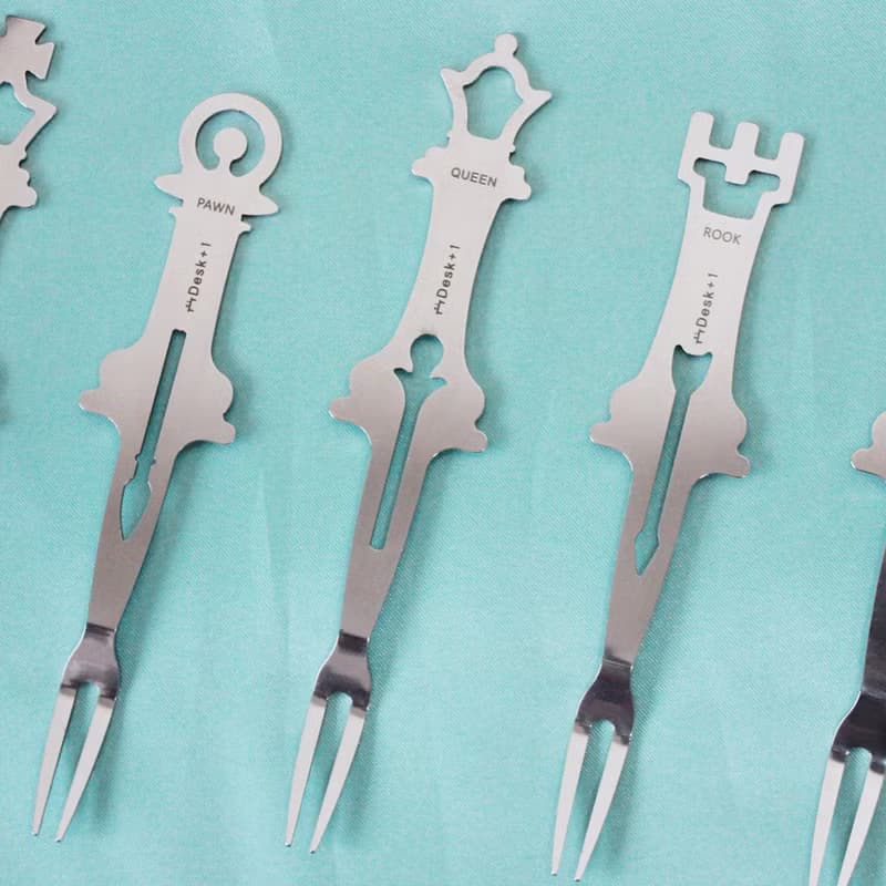 Desk+1 西洋棋水果叉 (2入)