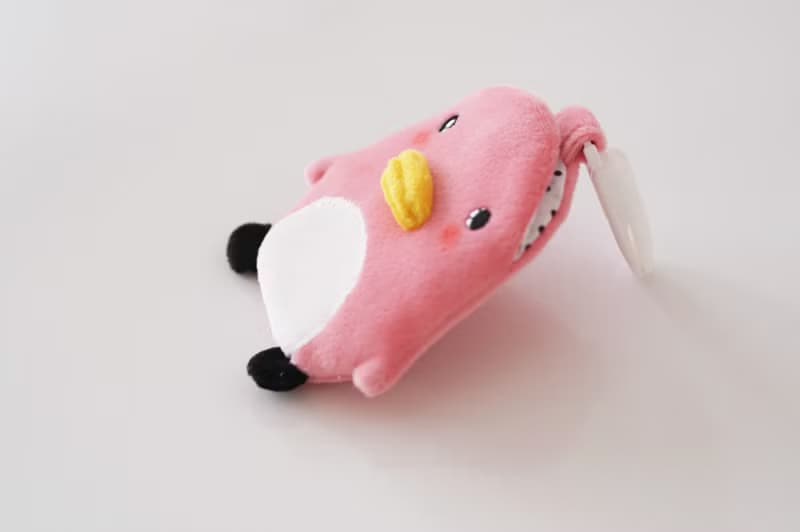 Bucute粉紅企鵝護身符.御守套/寶寶專用/手工製作/彌月禮物