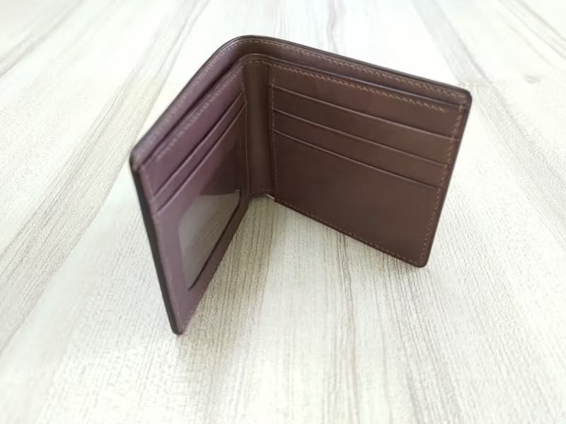 短夾 經典短夾 真皮全手縫 (深咖啡色)