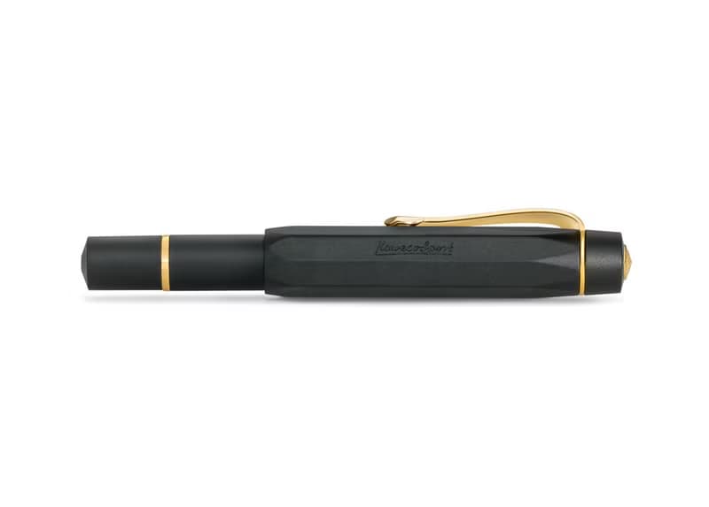 德國KAWECO AL SPORT系列PISTON活塞式鋼筆標準版 黑 (含墨水瓶)