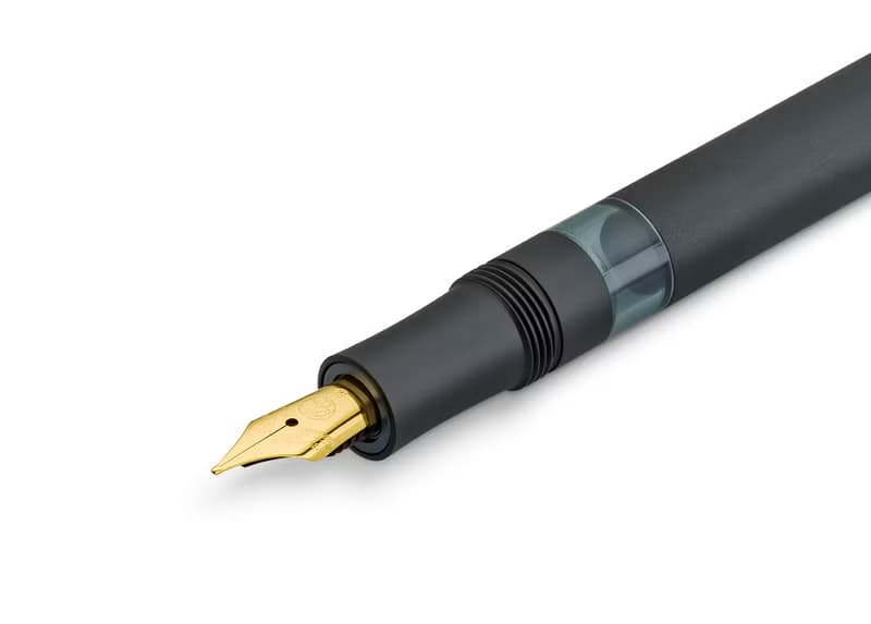 德國KAWECO AL SPORT系列PISTON活塞式鋼筆標準版 黑 (含墨水瓶)