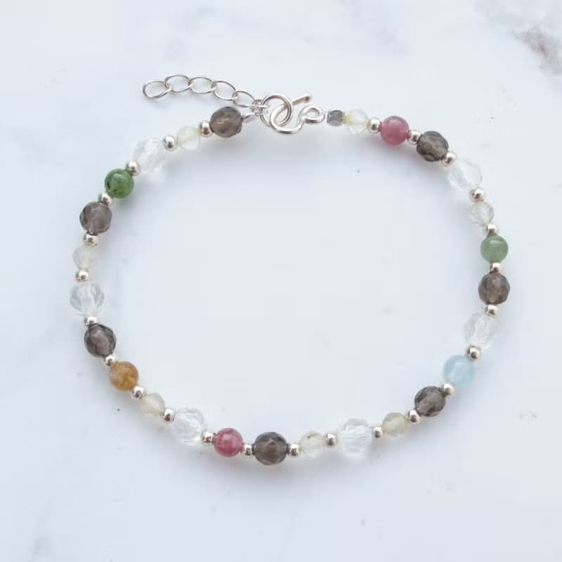 【水晶手串】多寶水晶| 天然水晶 正能量開運細手鍊