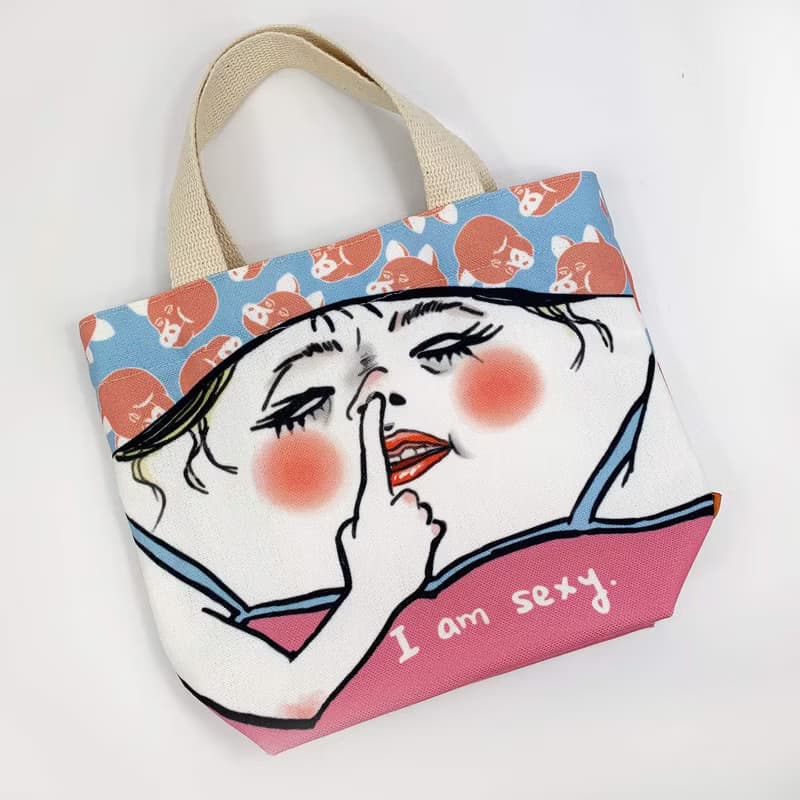 豬鼻女 小提袋