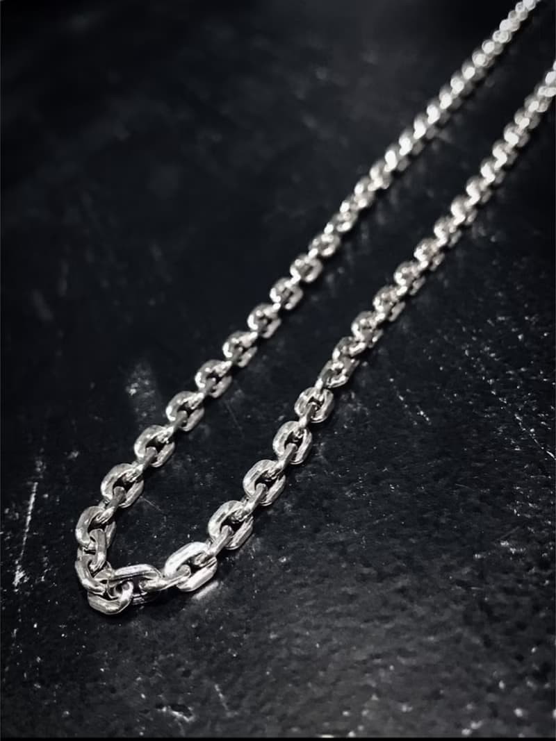 【銀鍊系列】方切銀鍊/L/50-65cm 925純銀
