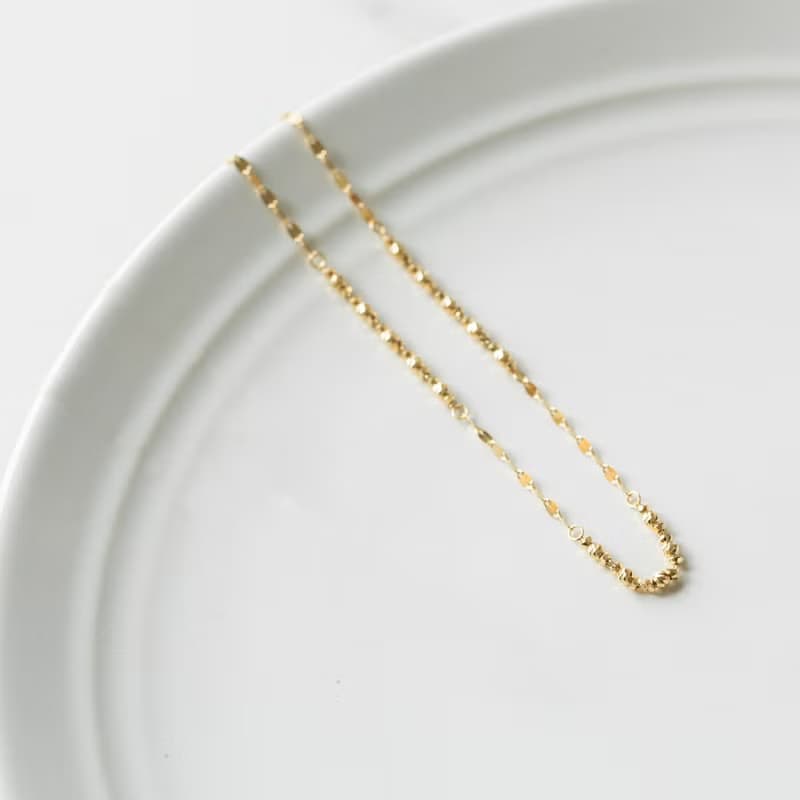 純18K 2in1  輕珠寶 手鍊