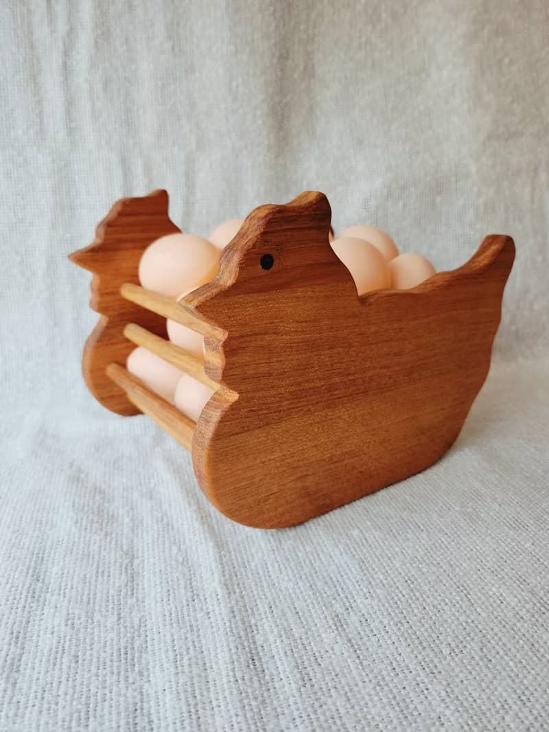 【木雞蛋架】