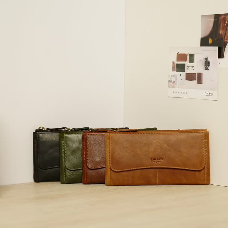 【24hr快速出貨】浪漫優雅經典真皮長夾 072004 五色 母錢包