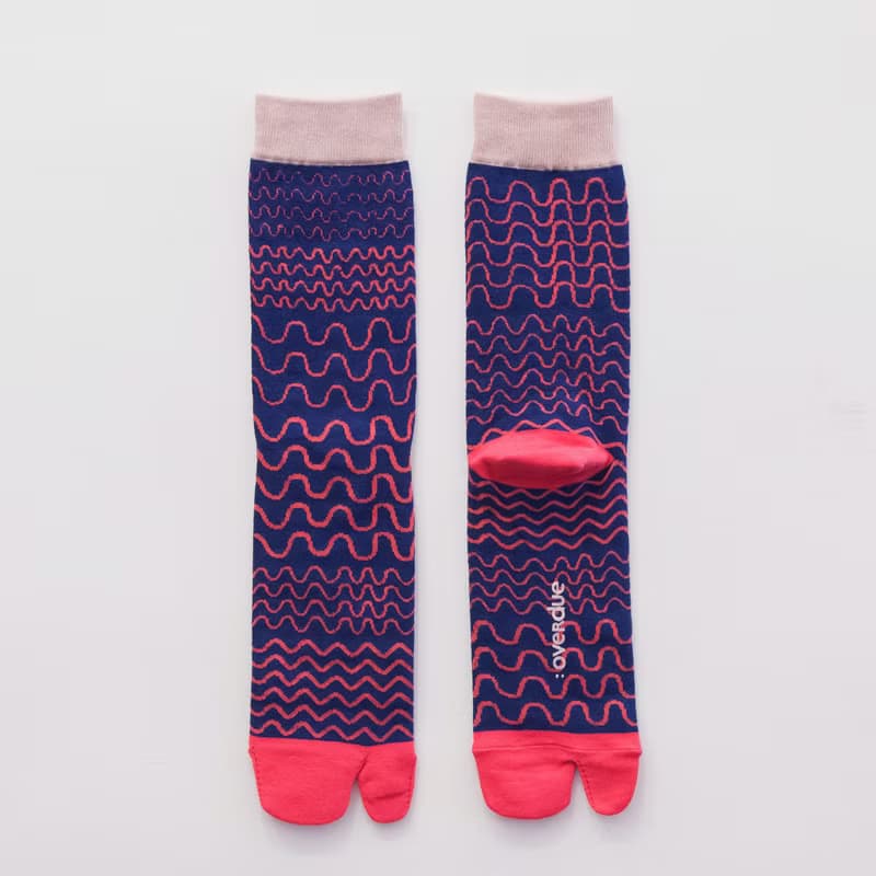 On sale - 終將沉沒 / 忍者短襪2件組 / 藍桃紅 & 焦糖