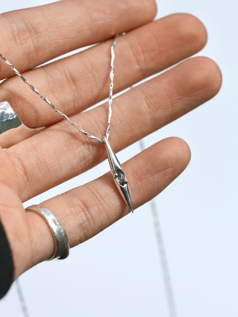 Spring Aquamarine Necklace 泉 碧璽項鍊