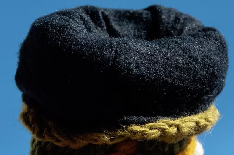 手織純羊毛針織手套/露趾手套/內刷毛手套/保暖手套-立體花朵刺繡