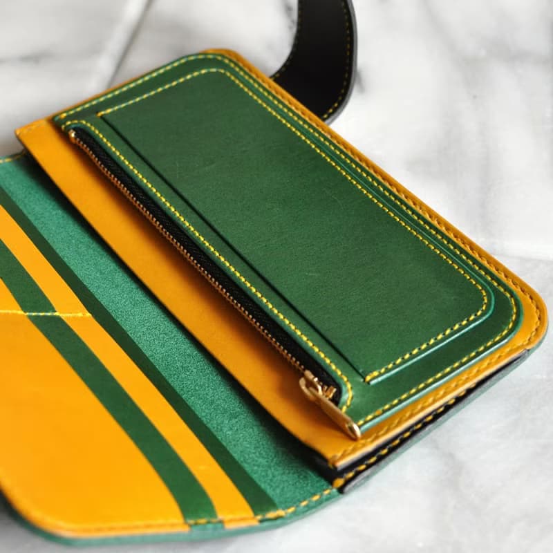 シンプルな長財布A　No.4　ブッテーロ