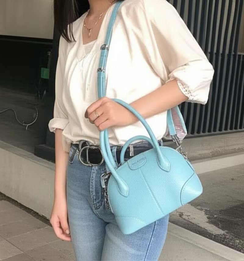 Tosca | shell Bag Ocean - 卡套 斜孭包 手袋 手提袋 側背包- 綠