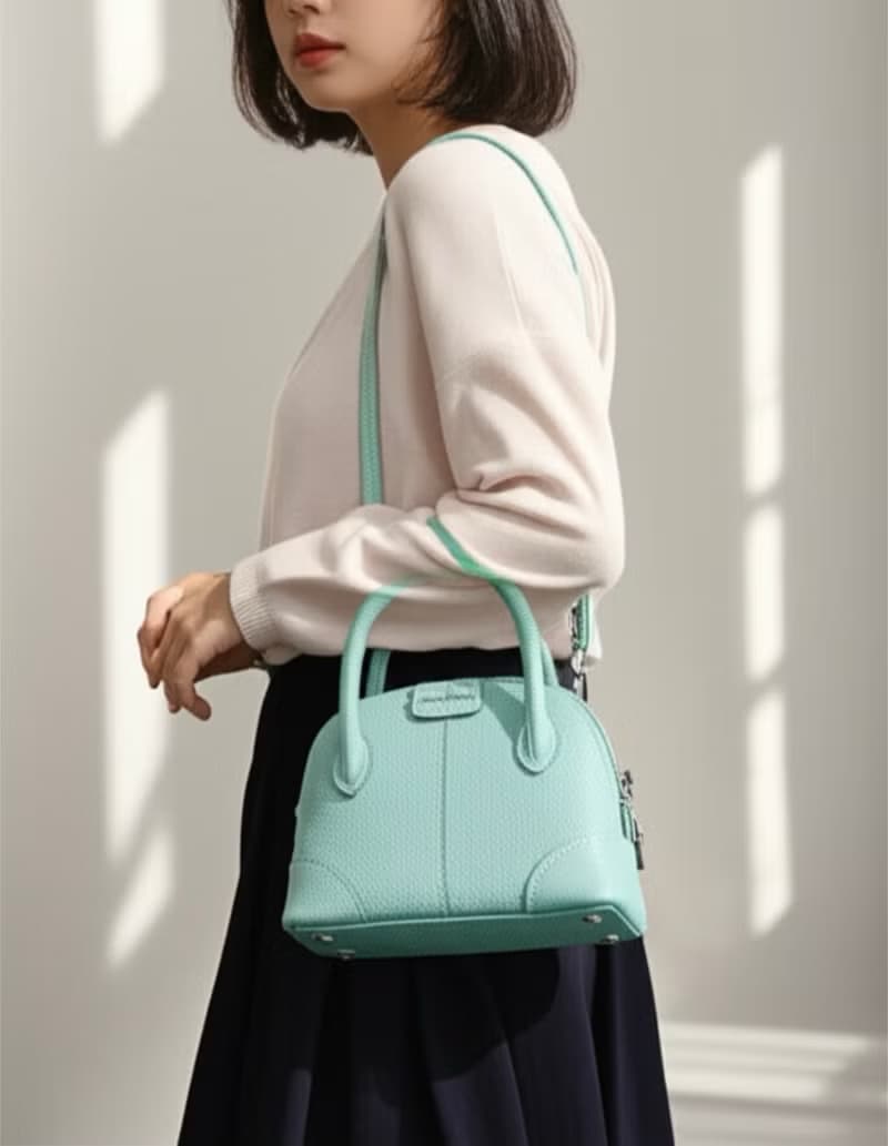 Tosca | shell Bag Ocean - 卡套 斜孭包 手袋 手提袋 側背包- 綠