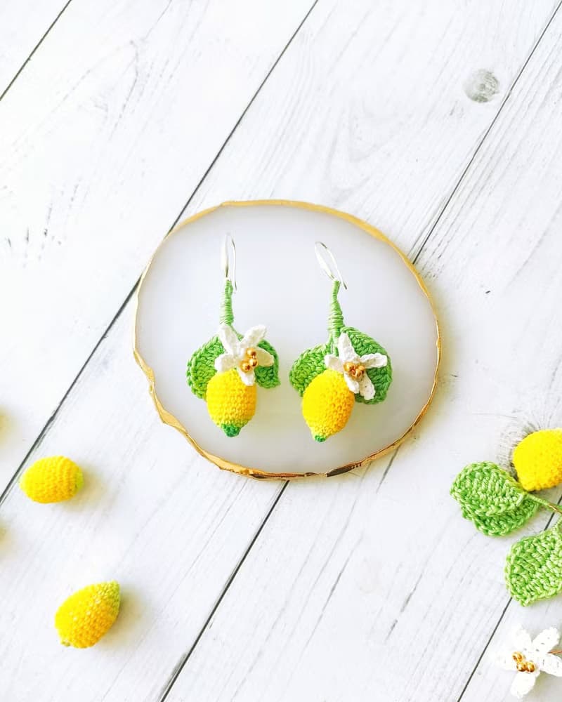 耳環 Lemon SET、吊墜 Lemon、手鍊 Lemon