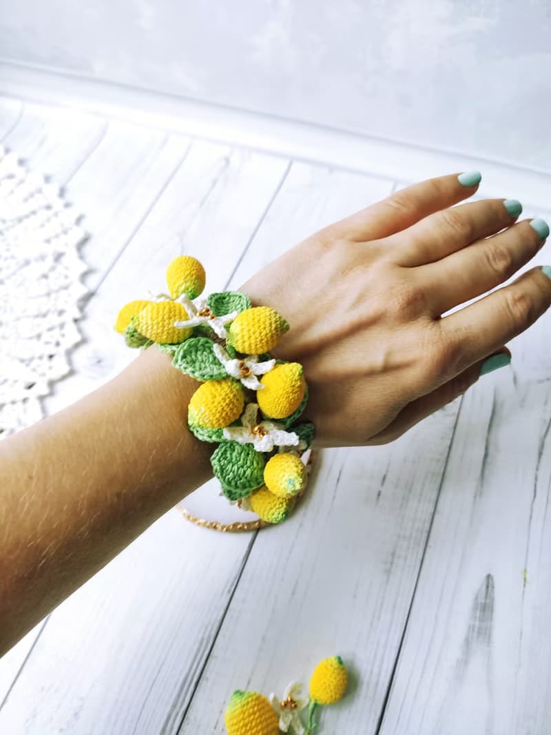 耳環 Lemon SET、吊墜 Lemon、手鍊 Lemon