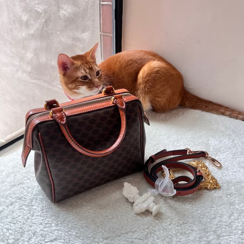 【日本中古】Vintage CELINE 1994's 老花迷你波士頓包