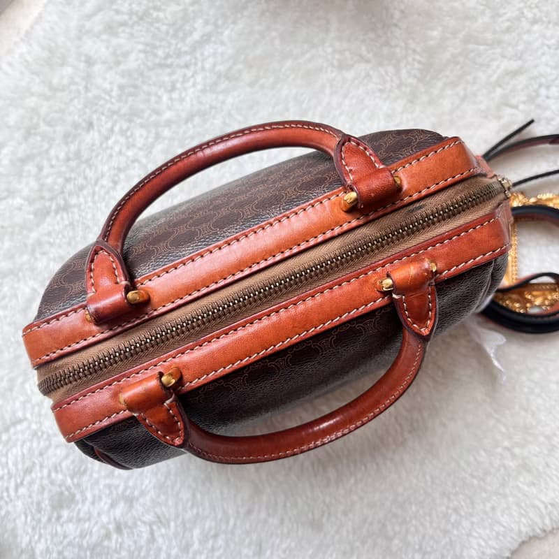 【日本中古】Vintage CELINE 1994's 老花迷你波士頓包