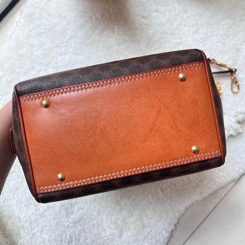 【日本中古】Vintage CELINE 1994's 老花迷你波士頓包