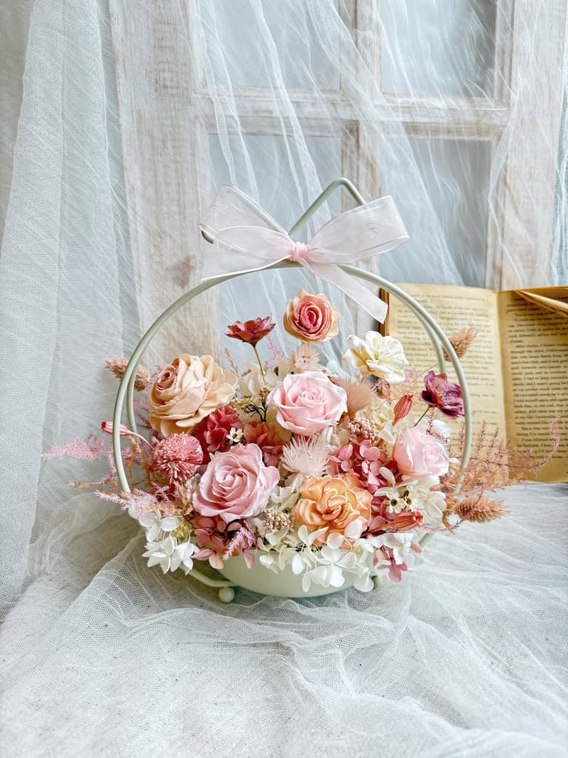 永生花 不凋花 乾燥花 擴香桌花 開幕禮 入厝禮 新居禮 新年