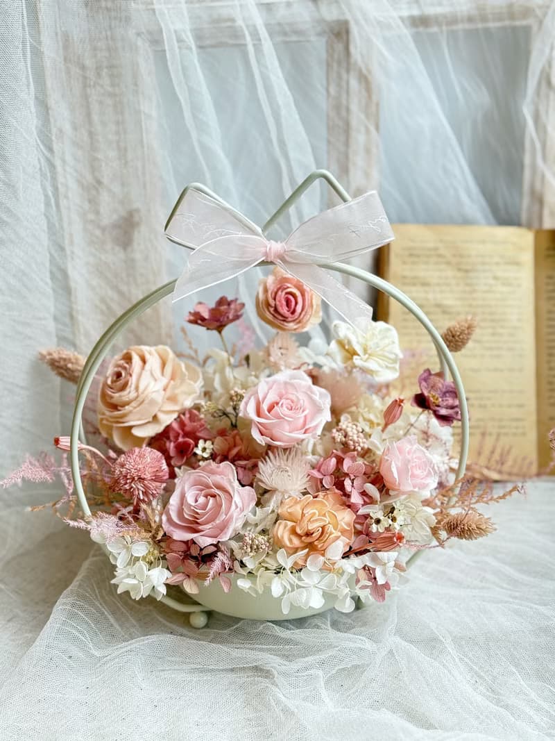 永生花 不凋花 乾燥花 擴香桌花 開幕禮 入厝禮 新居禮 新年