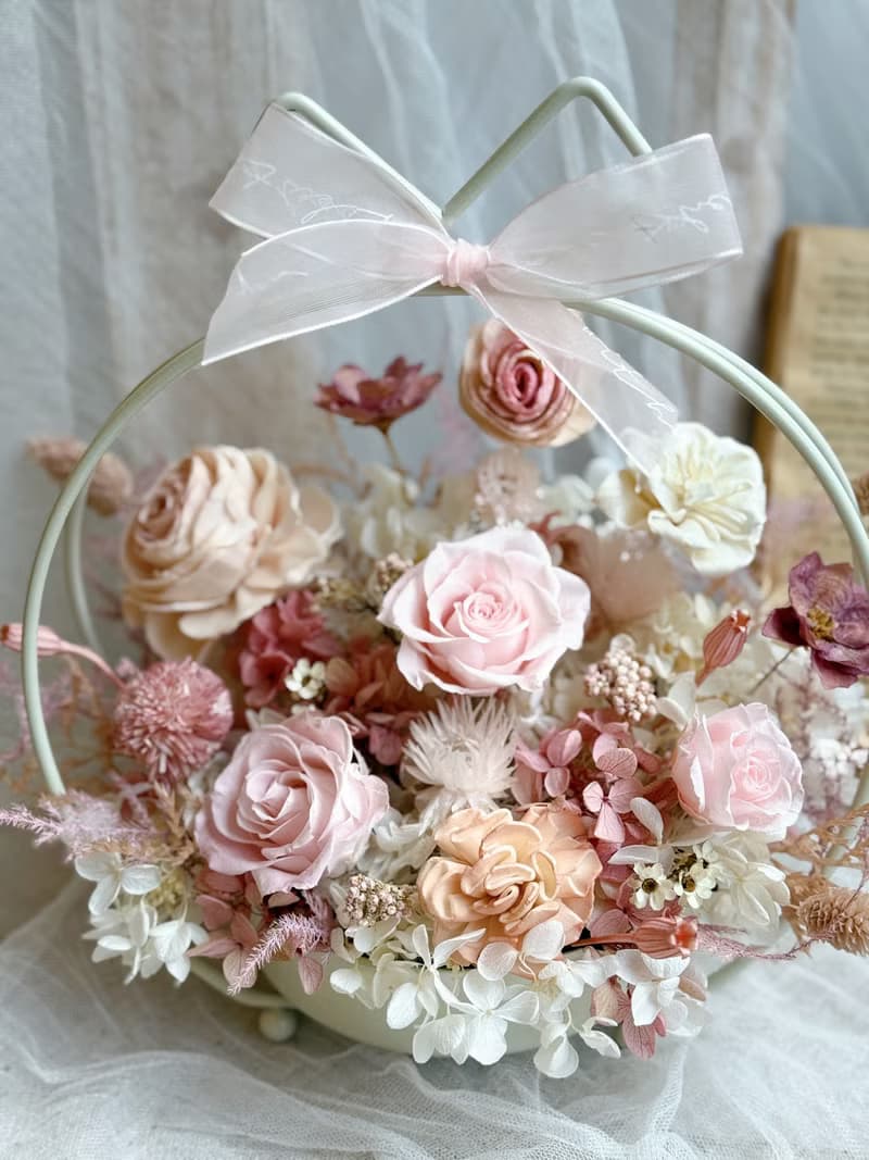 永生花 不凋花 乾燥花 擴香桌花 開幕禮 入厝禮 新居禮 新年