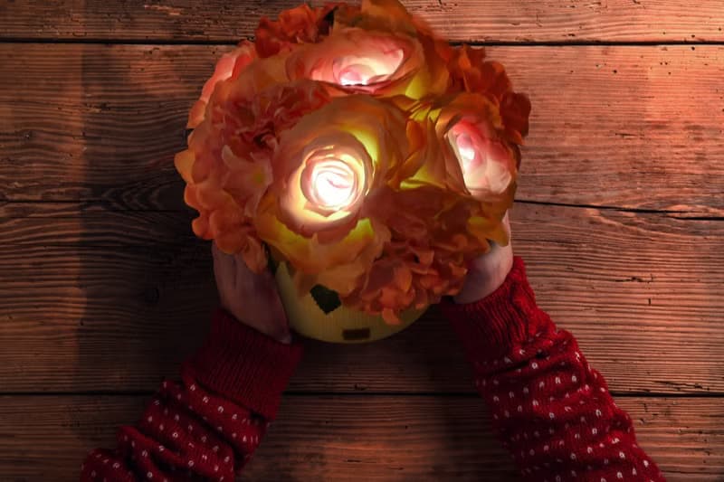 【Green Hana】節能光感應玫瑰花燈 小夜燈 婚禮布置 喬遷禮物