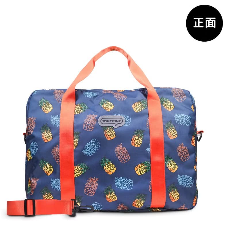 murmur 輕簡旅袋 (附斜背帶)│鳳梨 (藍)