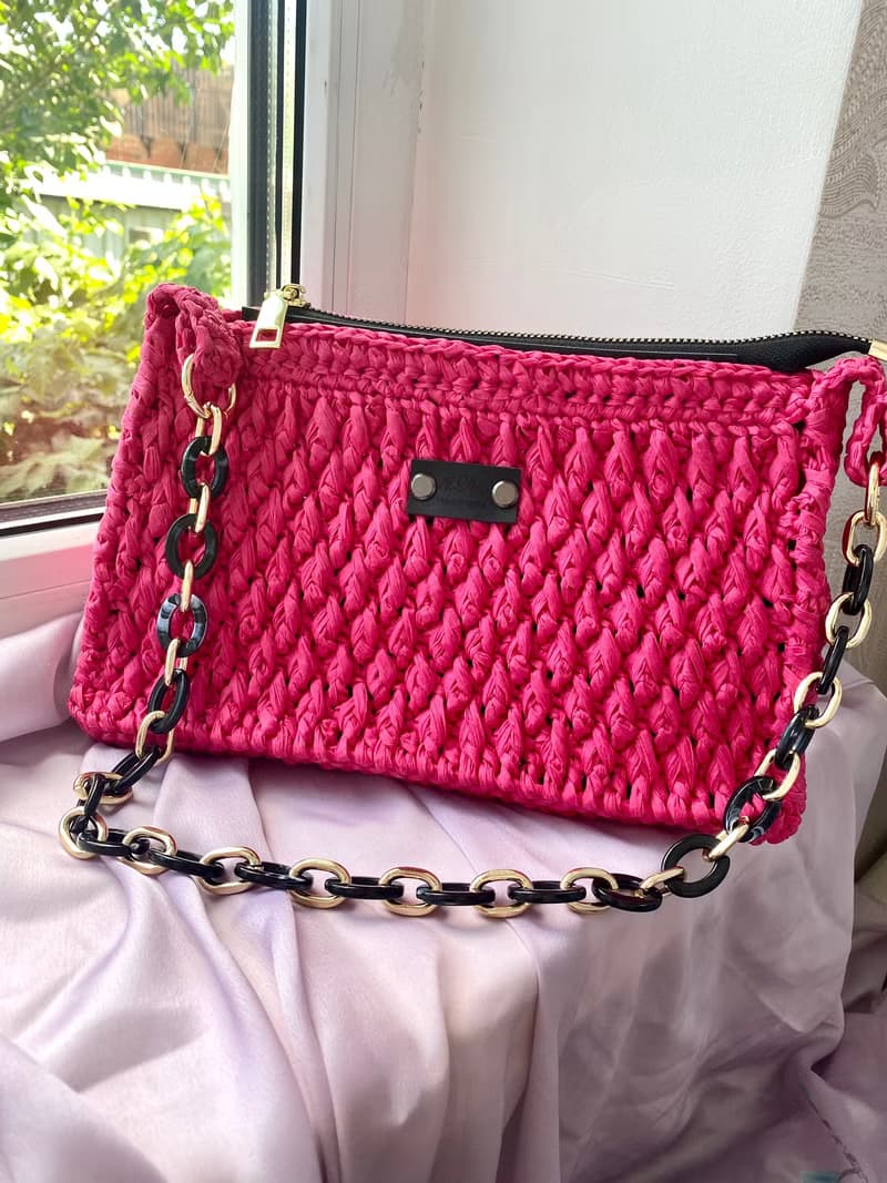 Bag Berry Crochet bag Handmadebag Handbags