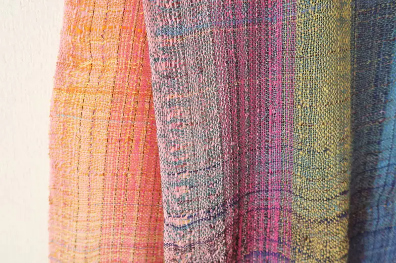 Wall Art　Sunset Over The Sea　Wall Decor　Tapestry　Shawl(L) 35 　silk　母親節　禮物　生日禮物