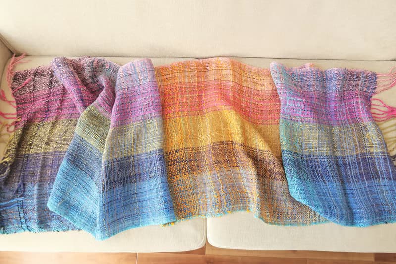 Wall Art　Sunset Over The Sea　Wall Decor　Tapestry　Shawl(L) 35 　silk　母親節　禮物　生日禮物