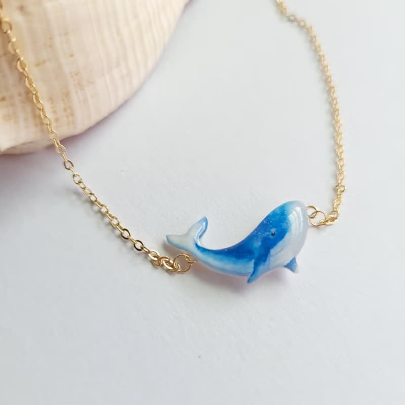 【動物們 No.023】藍鯨 鯨魚 項鍊
