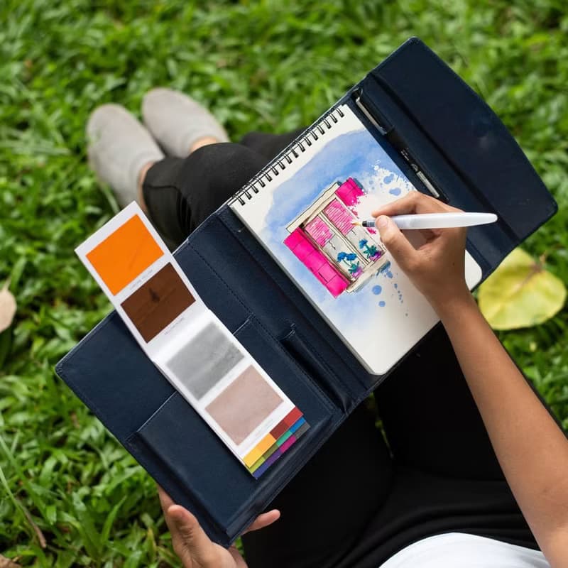 Viviva A5 Portable Paint Kit - Mess-Free, Compact & Creative Travel Art Supplies