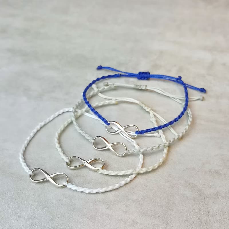Infinity 無限印記手繩  姊妹禮物  純銀手繩 情人節禮物 TB052