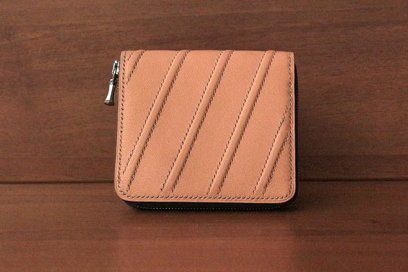葉脈拉鍊短夾 － Vein small zipper wallet