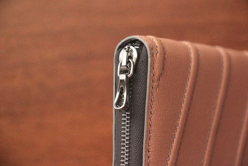 葉脈拉鍊短夾 － Vein small zipper wallet